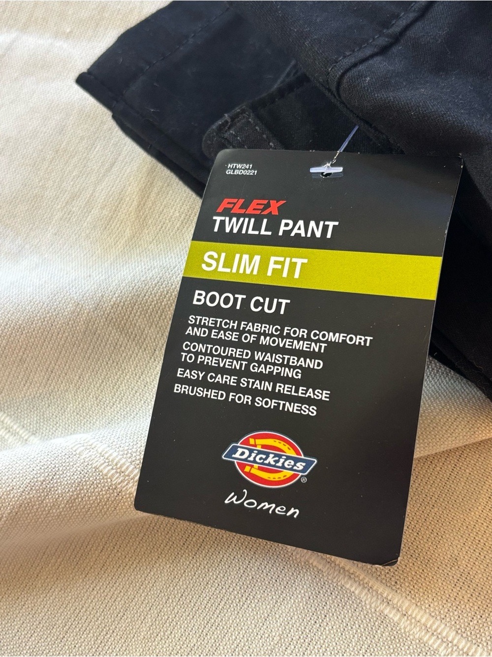 Dickies Black Boot Cut Work Pants - Picture 7 of 8
